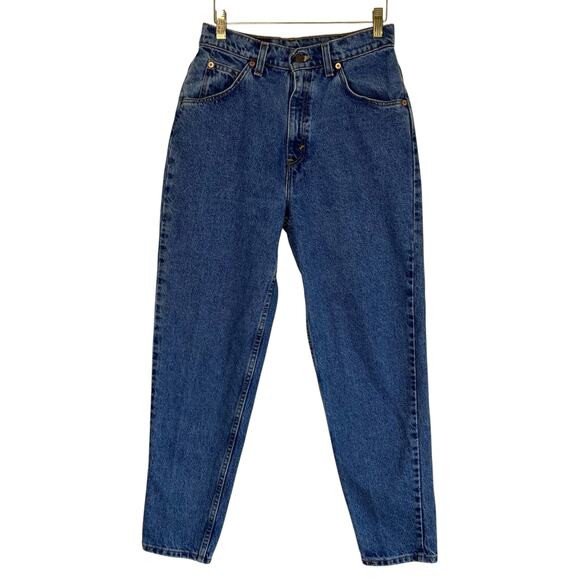 Levi’s 921 Vintage 90s Tapered Leg Jeans Orange Tab Mom High Waist Mid Wash 10P - Picture 1 of 16